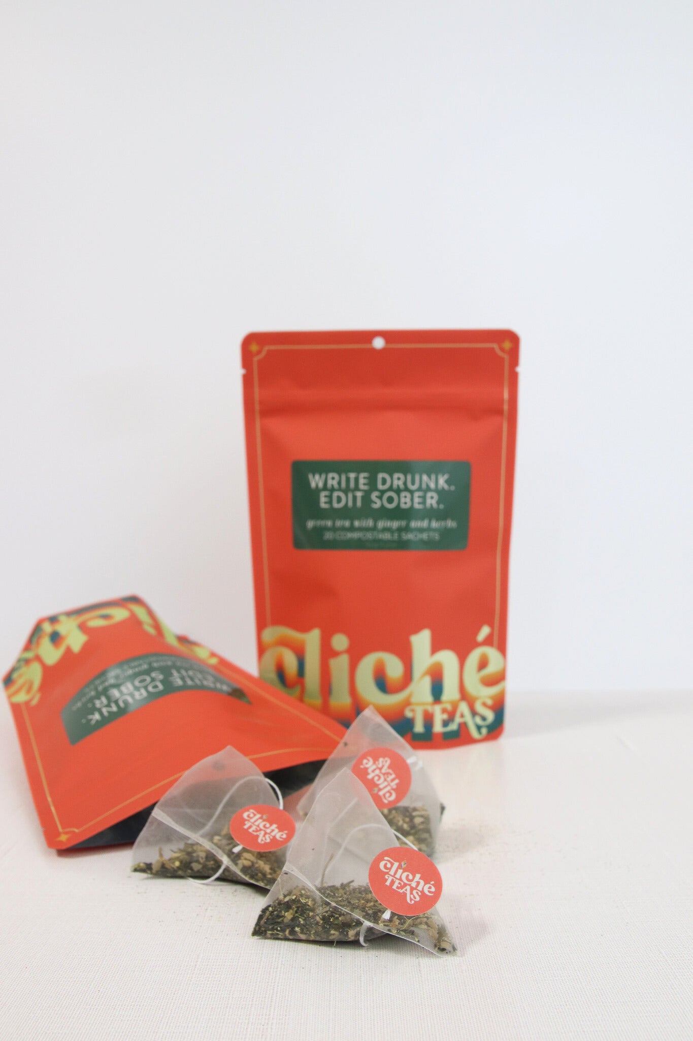 Write Drunk. Edit Sober. Pouches (Case of 6)