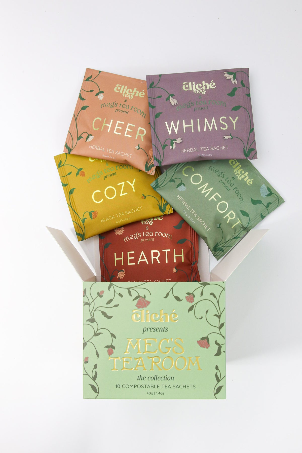 The Meg's Tea Room Sampler (Case of 6)